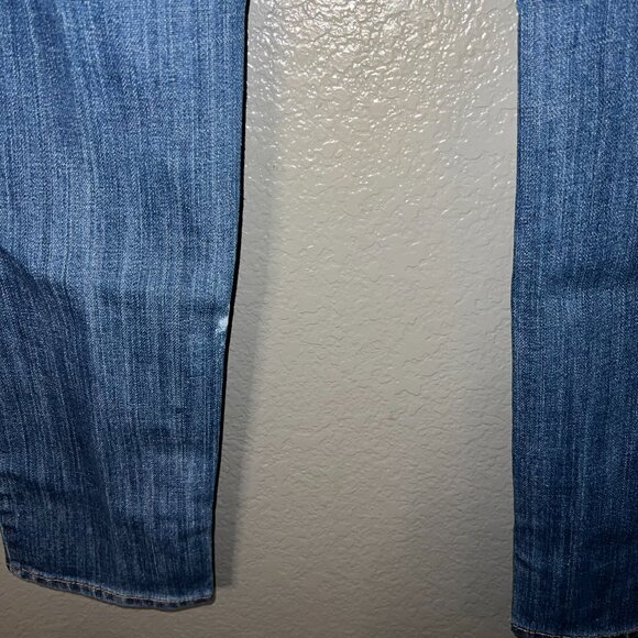 Vintage Y2K Old Navy Diva Low Rise Slim Fit Denim Jeans Women's Size 4 Long - Picture 2 of 5